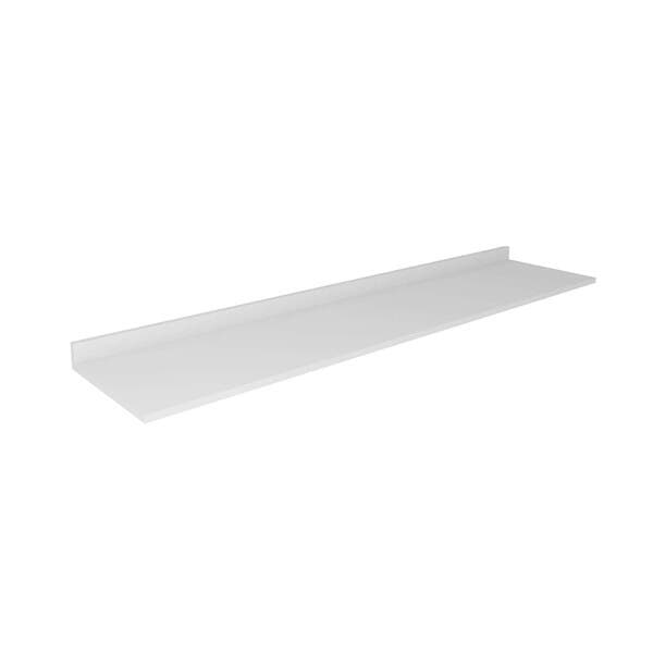 Tampo de Madeira MDP Branco 240x54cm Requinte Caemmun
