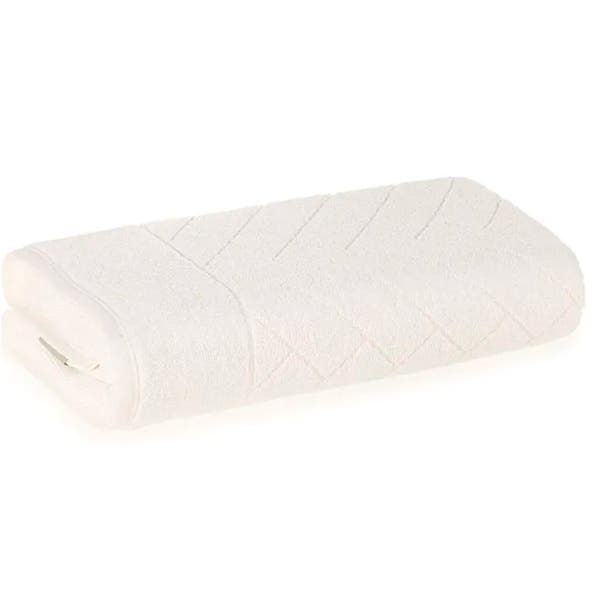 Toalha de Banho Karsten Aspen Bege Ivory 100% Algodão 70x140cm