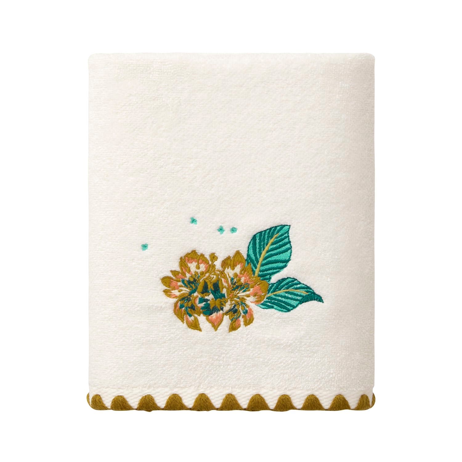 Toalha de Lavabo Golestan Yves Delorme Off White 70 x 45 cm