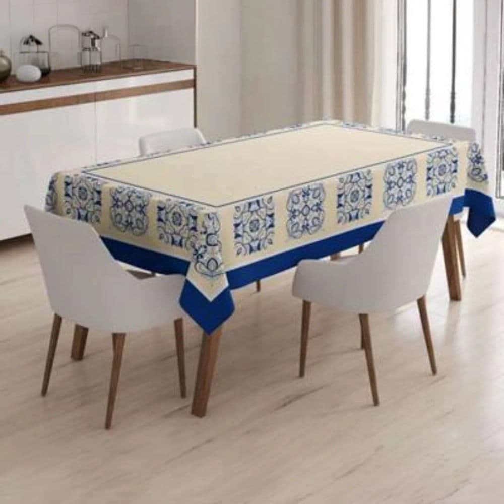 Toalha de Mesa Retangular 2,1x1,4m Rústica Geométrico - Bat