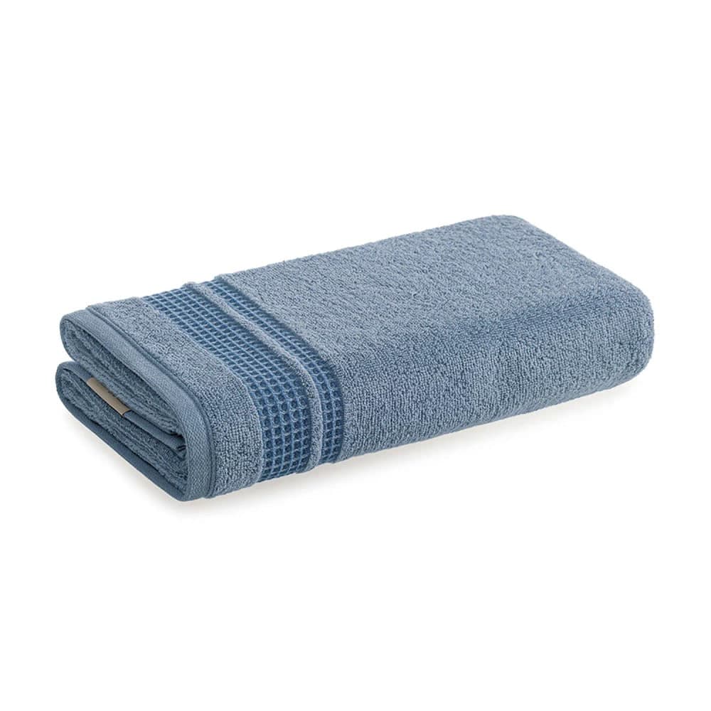 Toalha de Rosto Levier De Algodão Azul Allure - Karsten