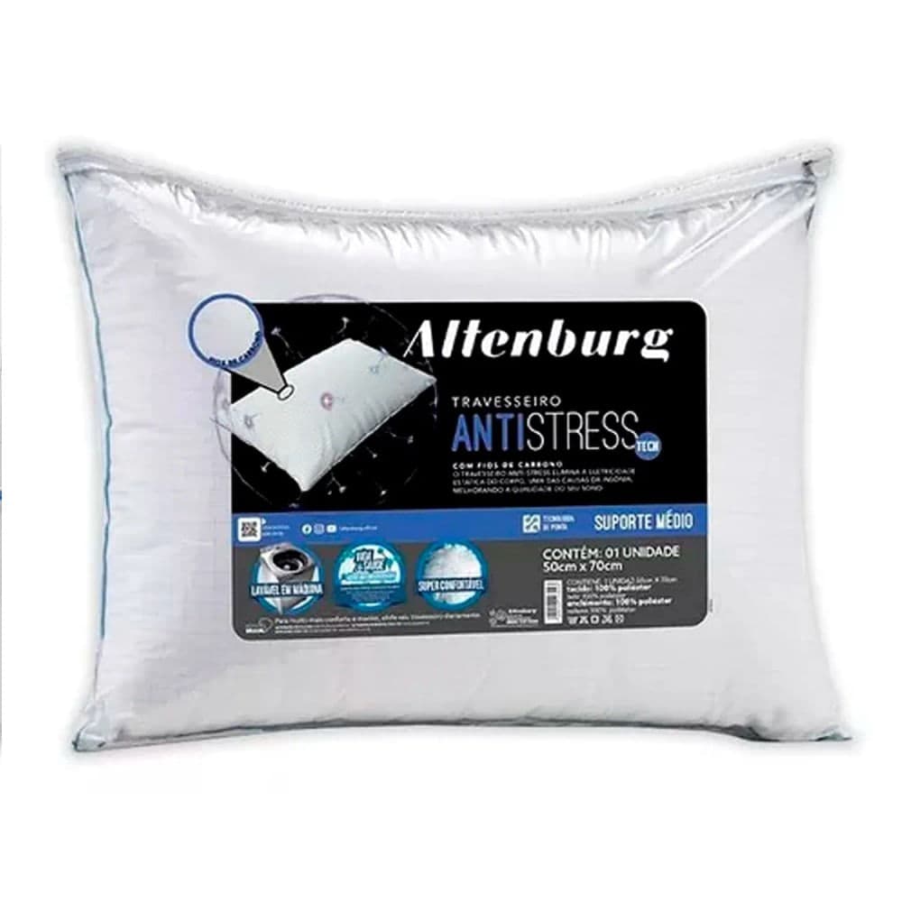 Travesseiro Antistress 50x70cm - Altenburg