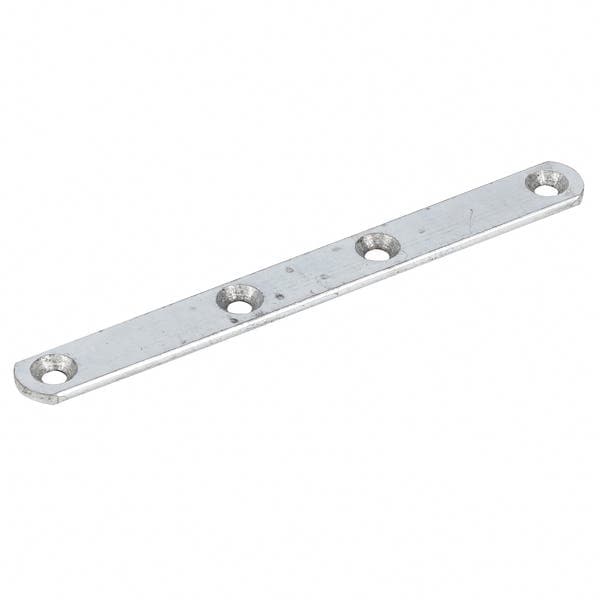 União Chata Aço 148mm Branco 1 peça