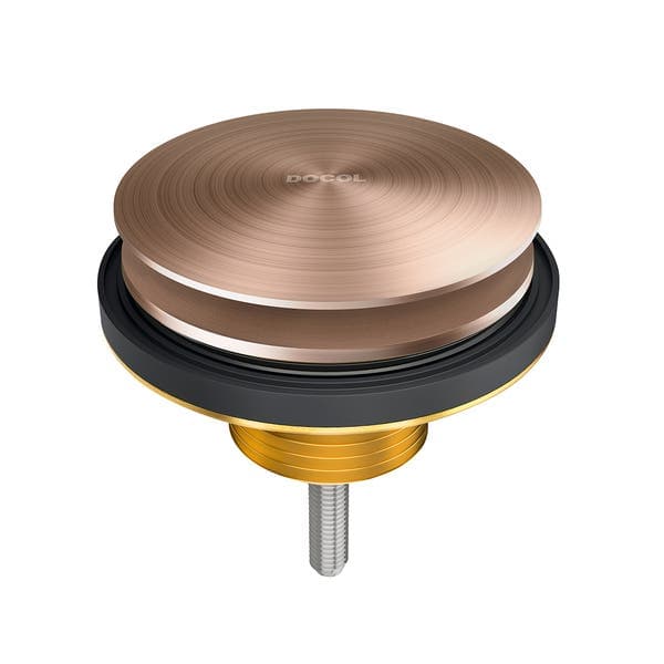 Válvula para Pia de Banheiro 7/8" Escovado sem Ladrão Docol