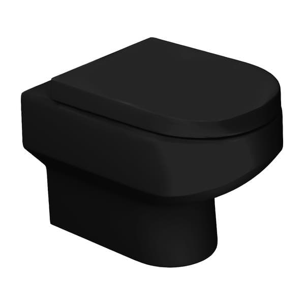 Vaso Sanitário Convencional Avulso Preto Fosco Carrara Deca