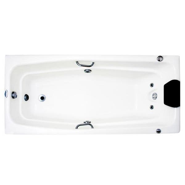 Banheira com Hidromassagem 155x80x42cm Acrílico Acrilbath Premium Ouro Fino