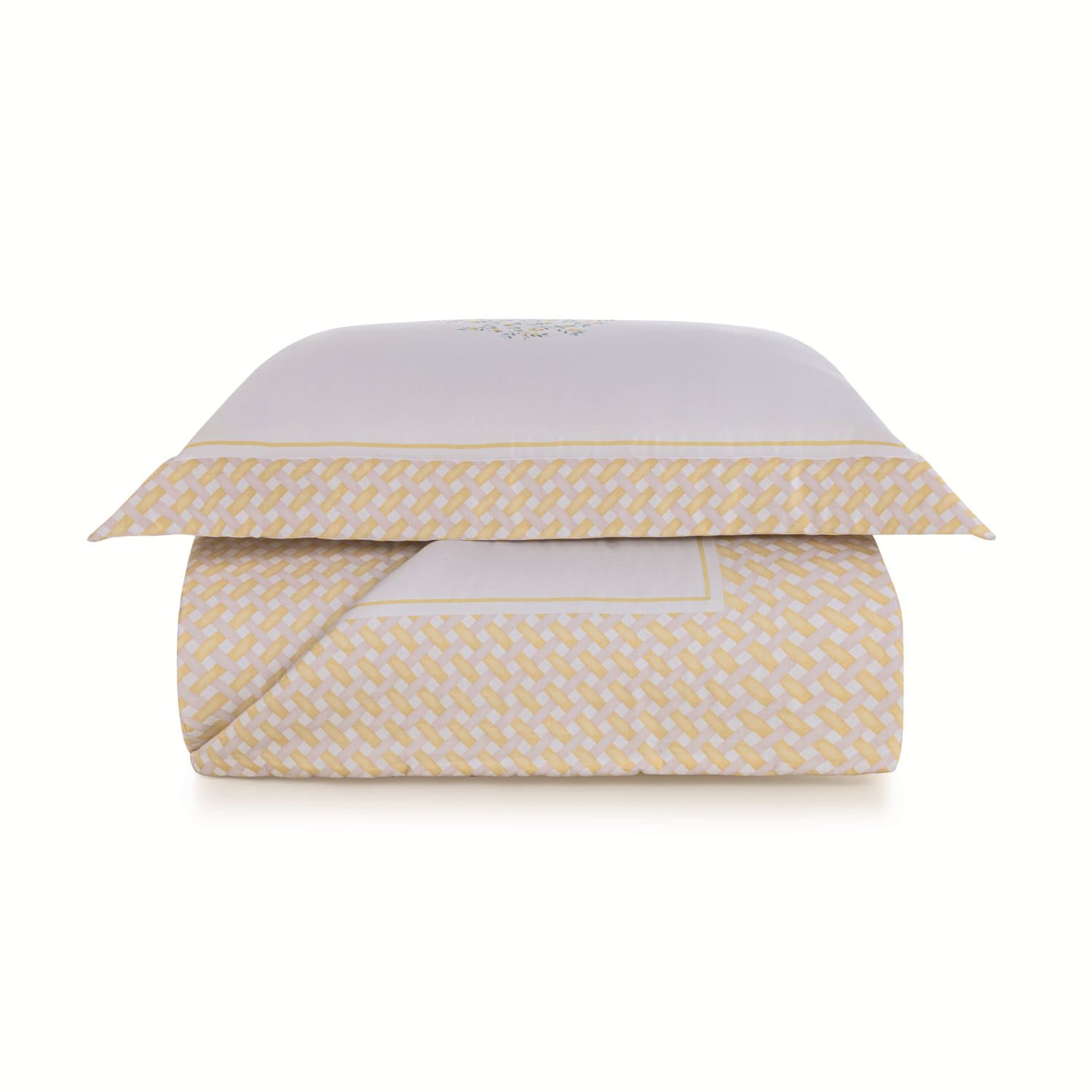 Jogo de Colcha Solteiro Frutti 300 Fios Trussardi Estampado 200cm x 280cm