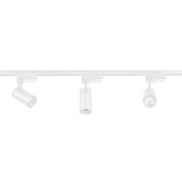 Kit 3 Spot com Trilho com Led Amarelo Blumenau Iluminação Branco Bivolt