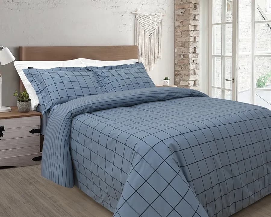 Kit Capa/Duvet Alexandre Herchcovitch Loft + Edredom Zelo Classic para Capa/Duvet Casal - Percal 180 Fios