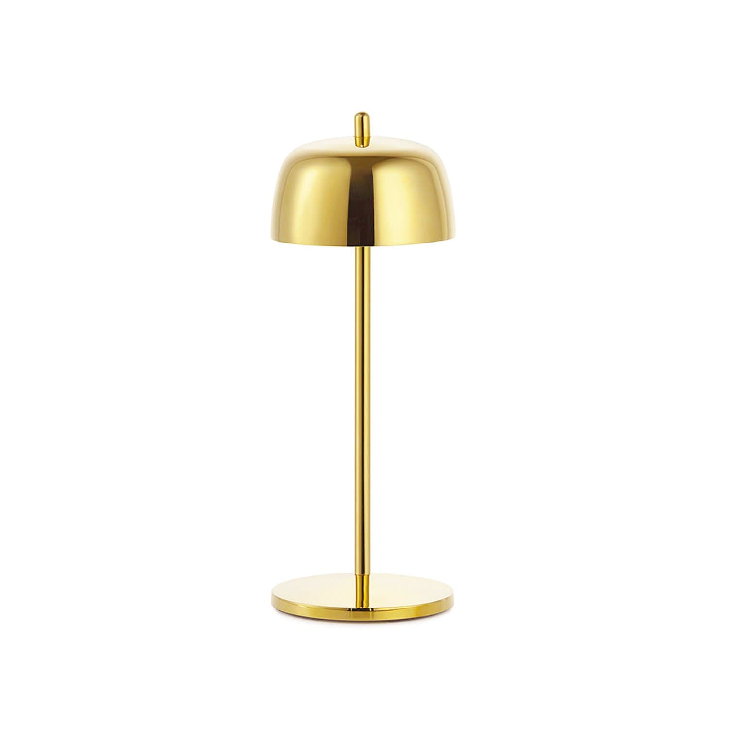 Luminária Recarregável Theta Zafferano Itália Ouro Brilho