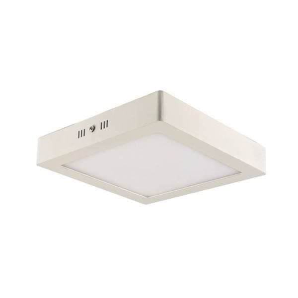 Painel de Led Sobrepor Quadrado Luz Branca 12W Blumenau Iluminação 17,2x17,2cm Branco Bivolt