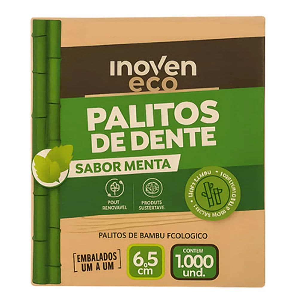 Palitos de Dente Sabor Menta - Inoven