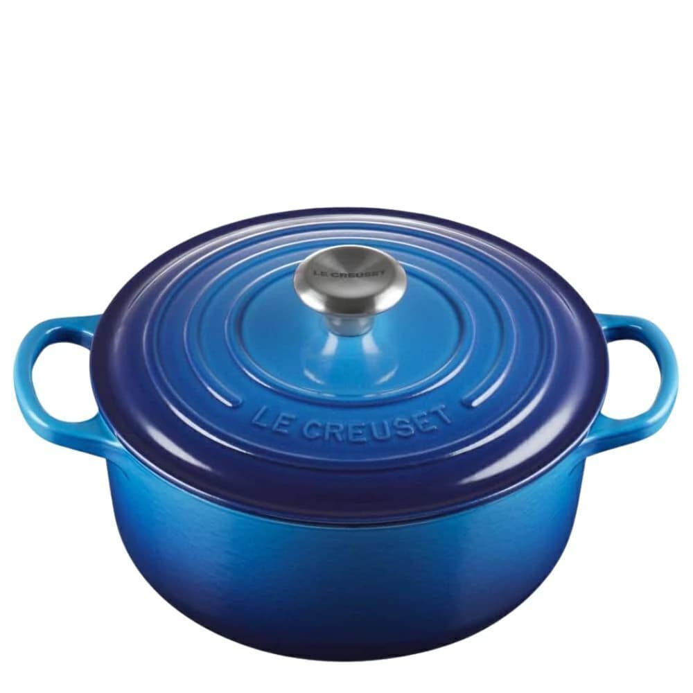 Panela de Ferro Le Creuset Signature Azure Blue 22cm