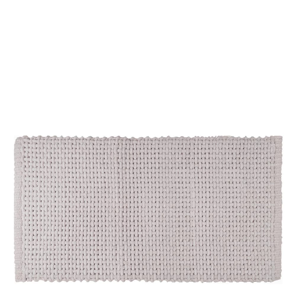 Passadeira Antiderrapante de Microfibra Auguri Casa Treccia Bege 60x100cm