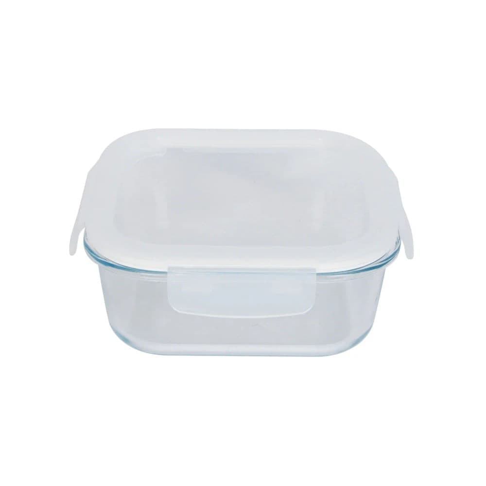 Pote de Vidro Hermético Quadrado com Tampa 1L - Fratelli