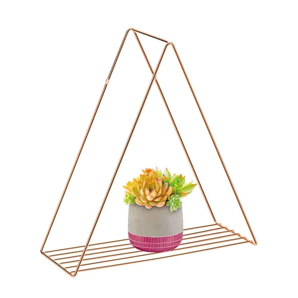 Prateleira Triângulo 40cm Rosé - Arthi