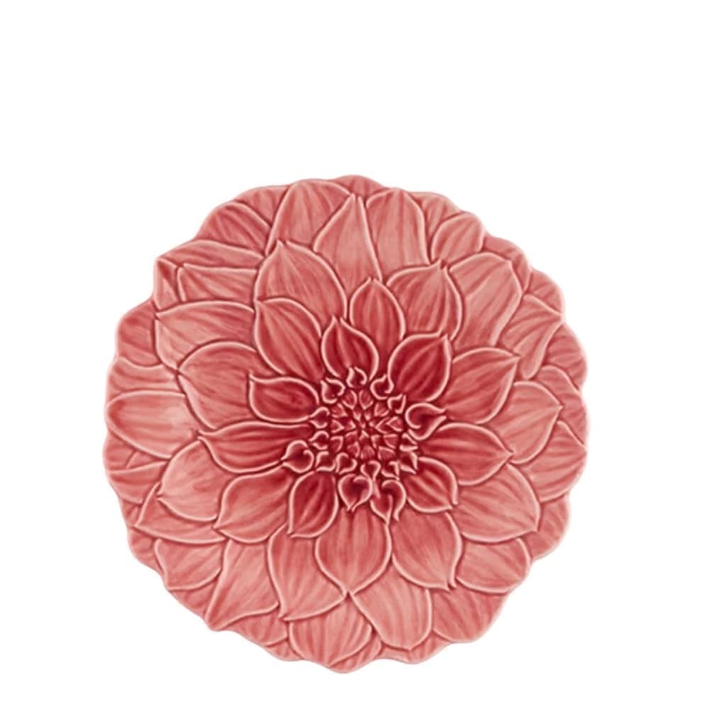 Prato para Sobremesa de Cerâmica Bordallo Pinheiro Maria Flor Dalia 22cm