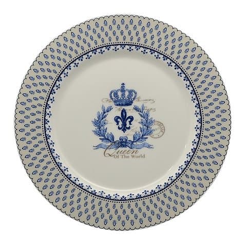 Prato Raso Jantar Blue Dream Finecasa 27 cm