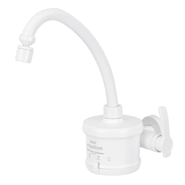 Torneira Elétrica de Parede para Cozinha com Bica Alta Branca 220V Jolie Equation
